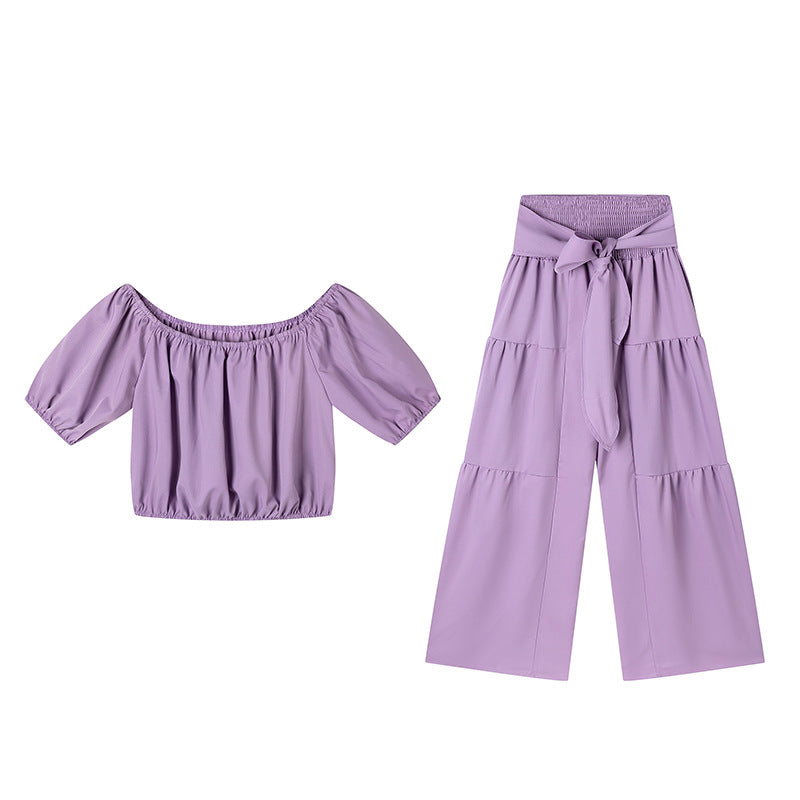 FitiqueFit high-waist flared pants and matching top two-piece casualwear set in multiple colors, available in sizes S–2XL.
