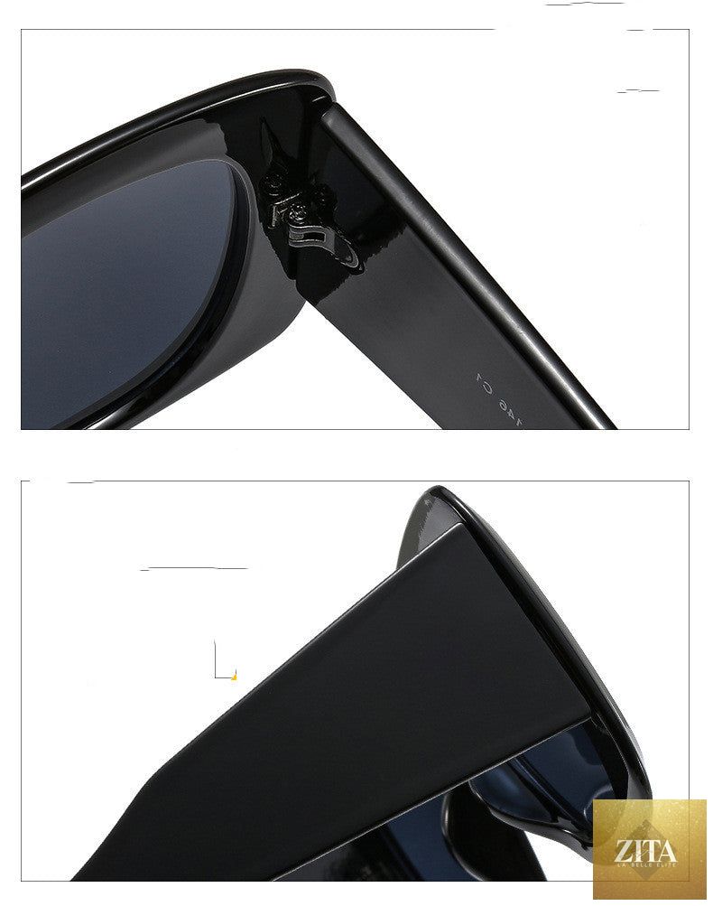Retro outdoor UV400 sunglasses by FitiqueFit with bold colorways, featuring classic frame design and tinted lenses for sun protection.