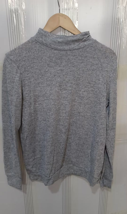 Fashion Long Sleeve Pullover Sweater Fall And Winter Fashion Solid Crimson Medea