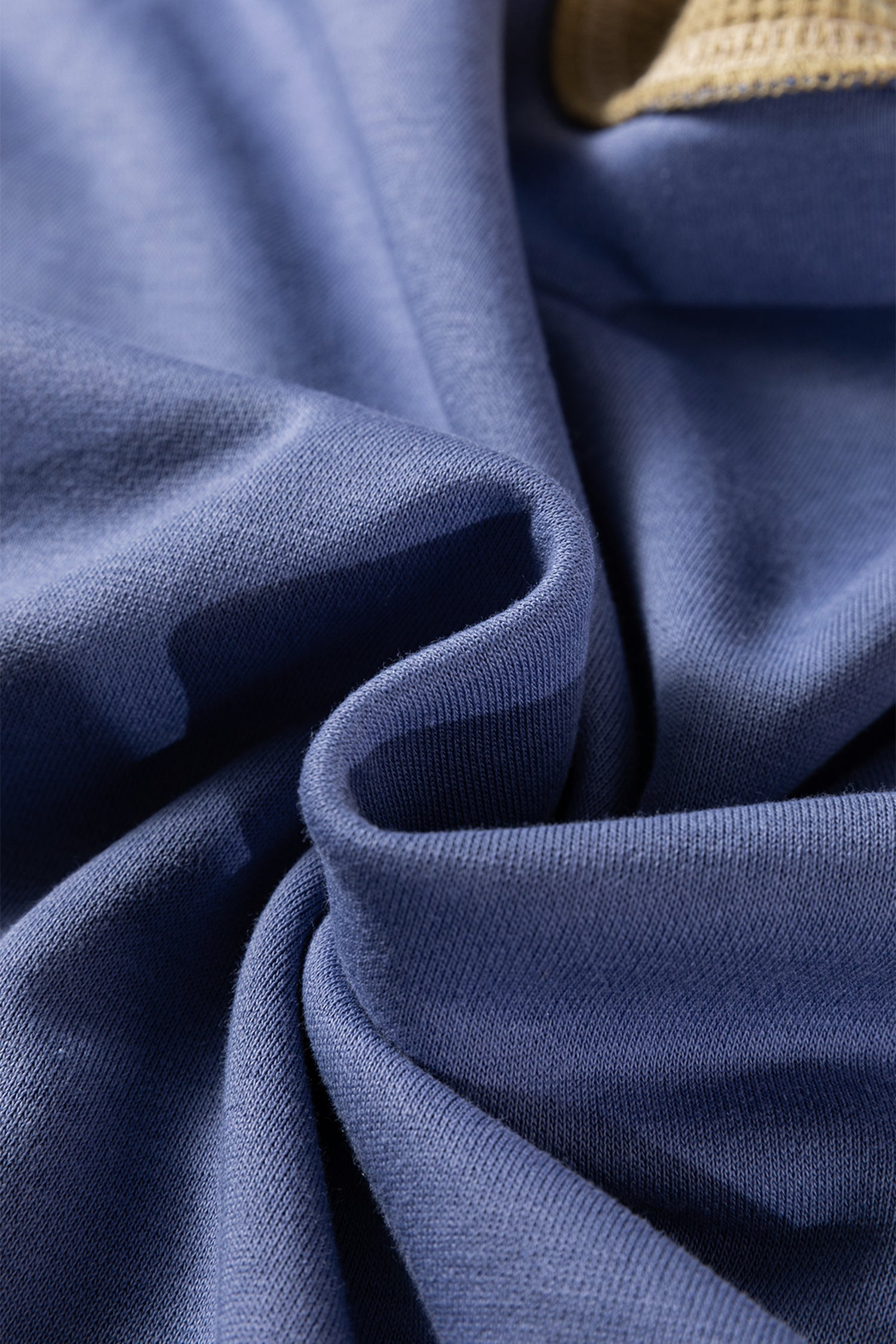 Colorblock Waffle Patchwork Oversize Sweatshirt Byzantium Bay