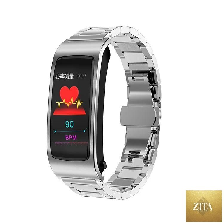 Vain Products men's smart watch with 114 screen info sync, call prompt, and sleek design for modern men.