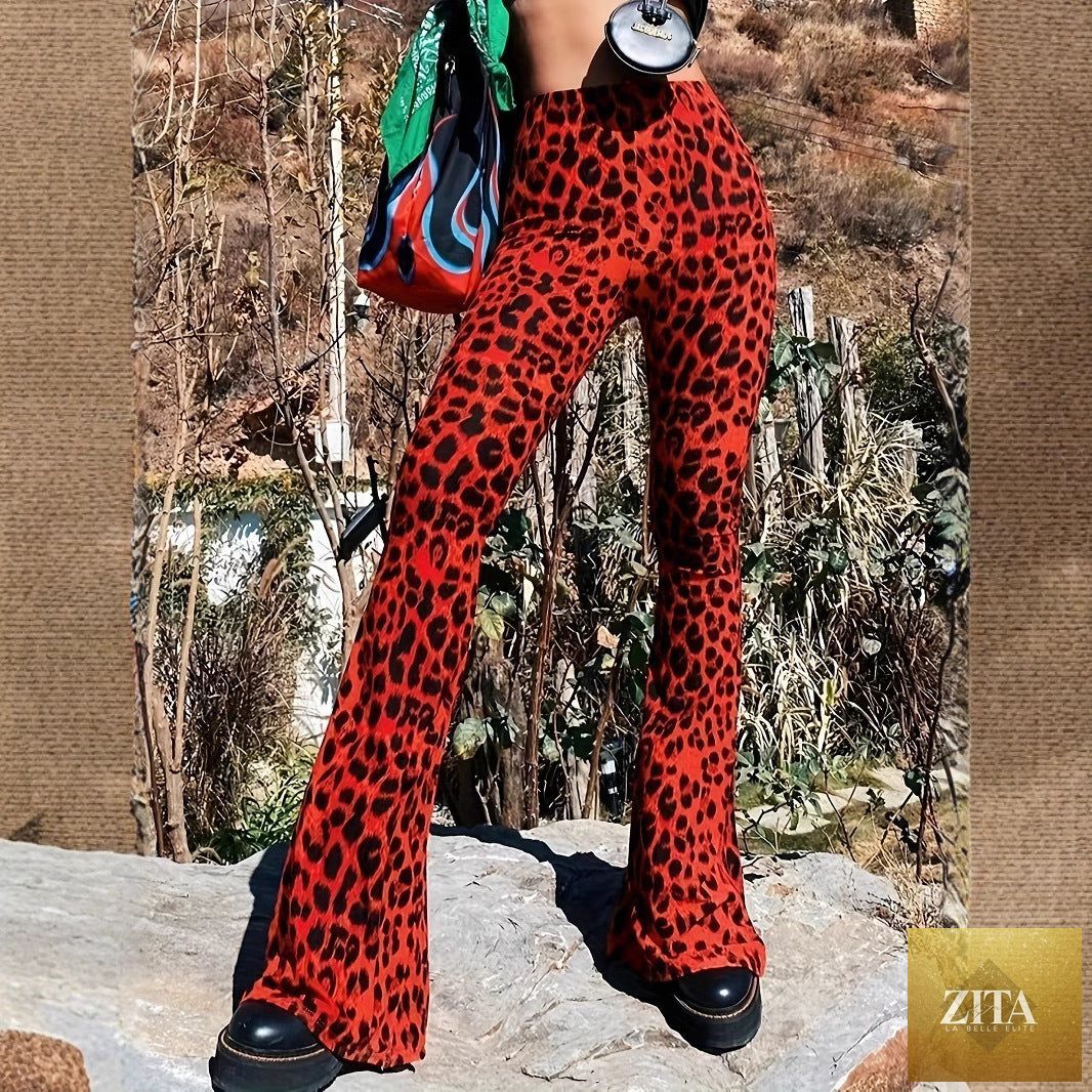 Women’s printed sexy yoga pants with vibrant floral pattern, stretchy waistband, and comfortable fit for active wear.