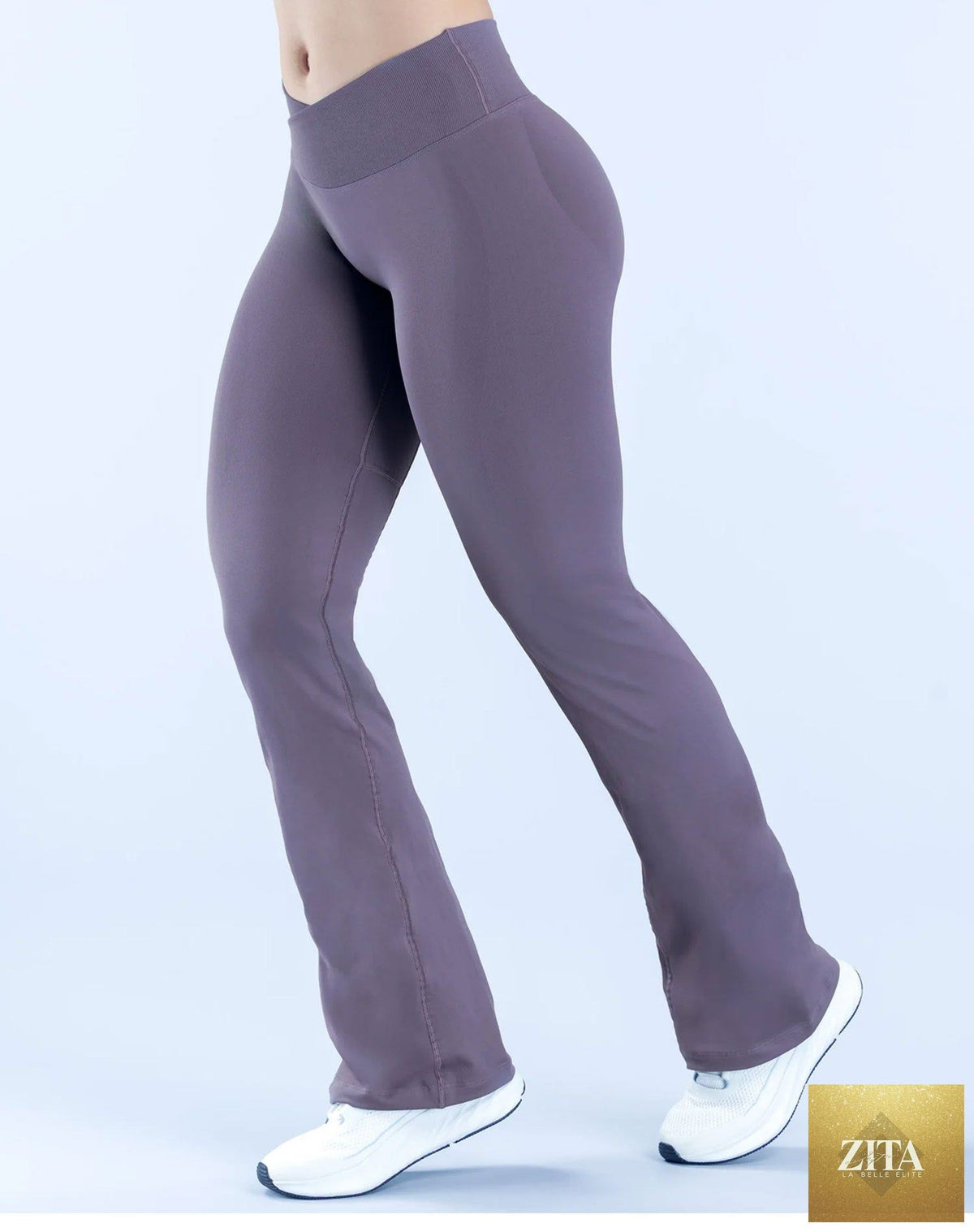 Minimalist and form-fitting women's yoga pants from My Store, shown in a sleek, stretchy design perfect for active wear.