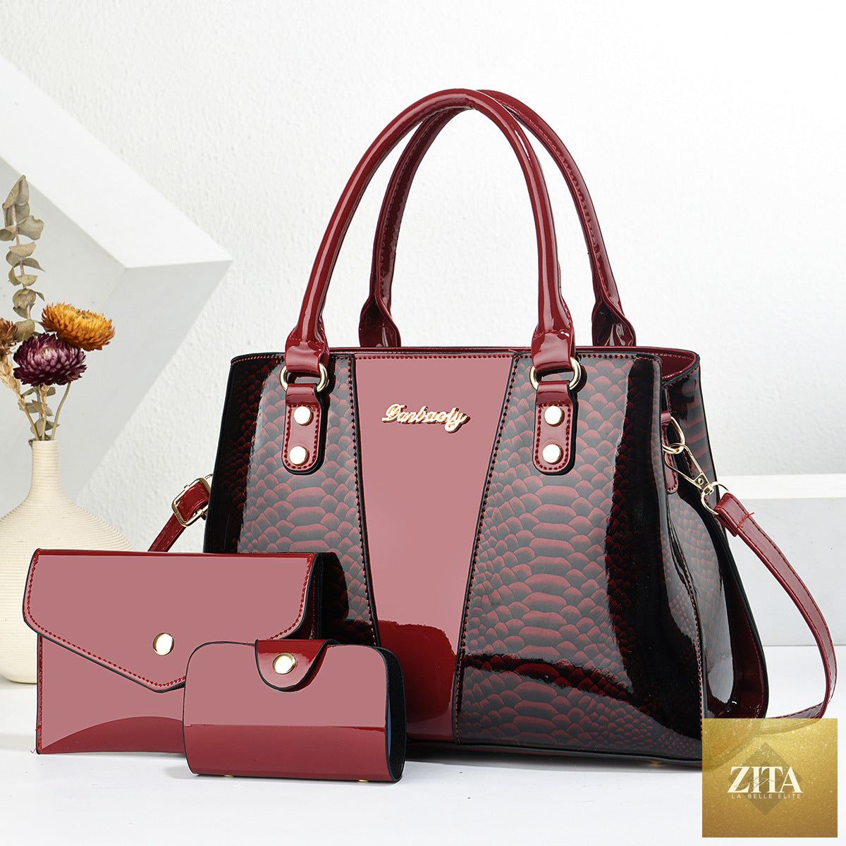 Large-capacity trendy shoulder and crossbody tote bag from Social Buzz eSIMs with stylish design and spacious interior.