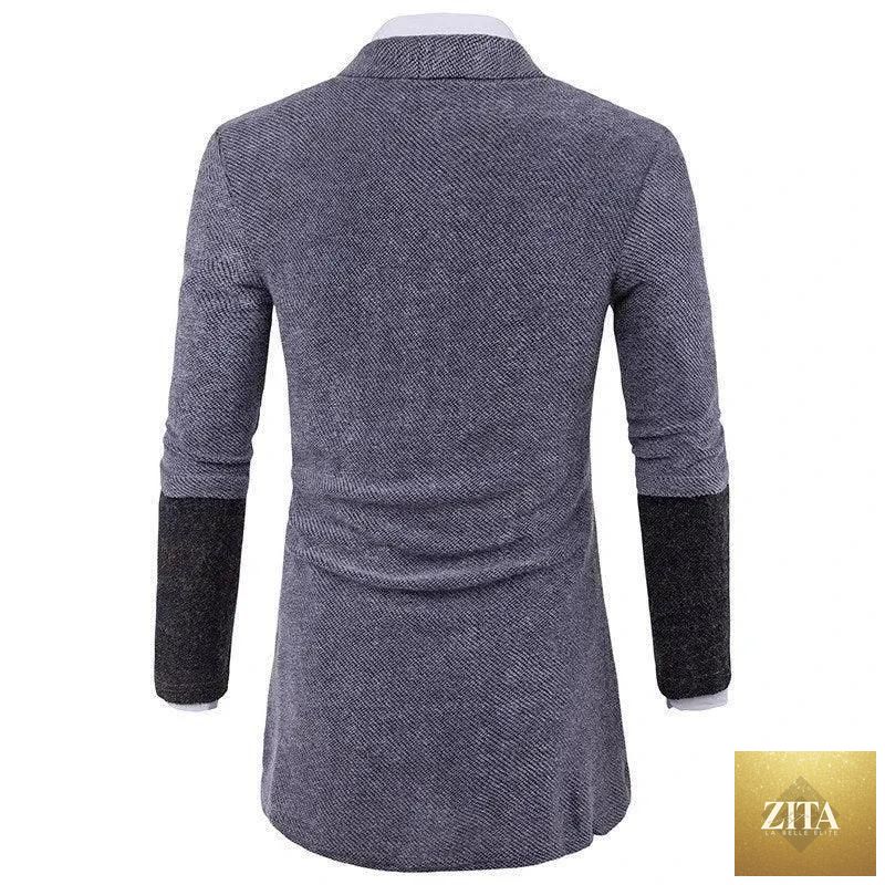 Mandotos men's casual cardigan sweater coat, knitwear for men, stylish and comfortable men's clothing for everyday wear.
