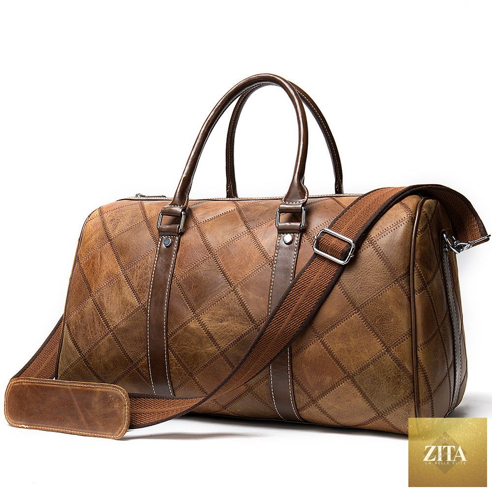 Men's large capacity outdoor travel bag from Social Buzz eSIMs, showing multiple compartments and durable fabric for travel.