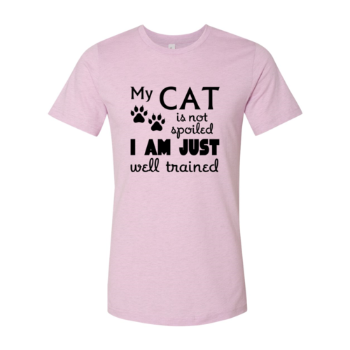 DT0175 My Cat Is Not Spoiled Shirt Red Alcestis