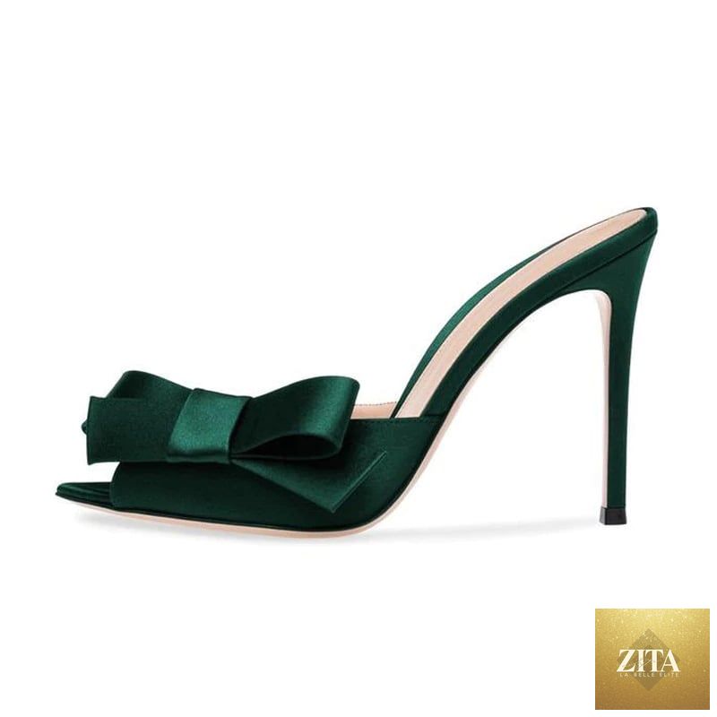 European American women's black espadrille high heel shoes by Zita La Belle Elite, featuring a stylish and comfortable spring design.
