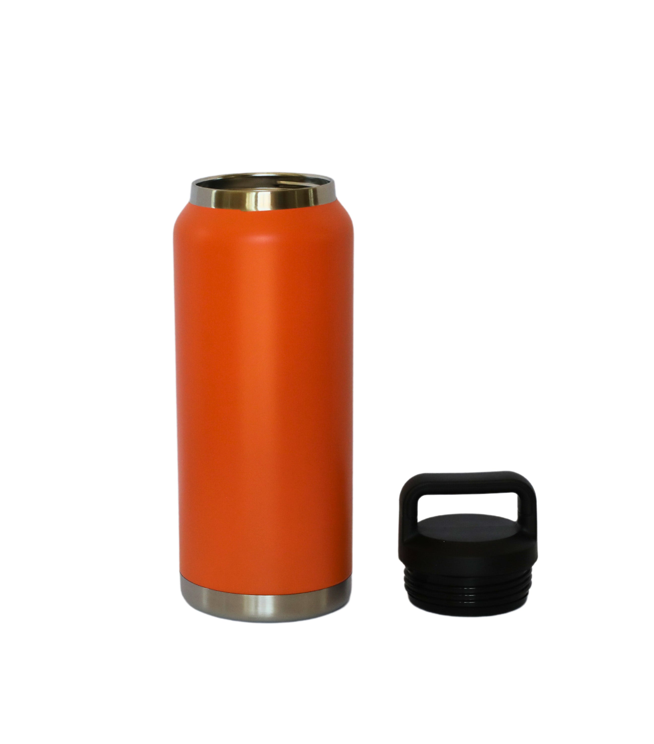 36 Oz Stainless Steel Twist-Off Cap Water Bottle - Orange Fuchsia Metis