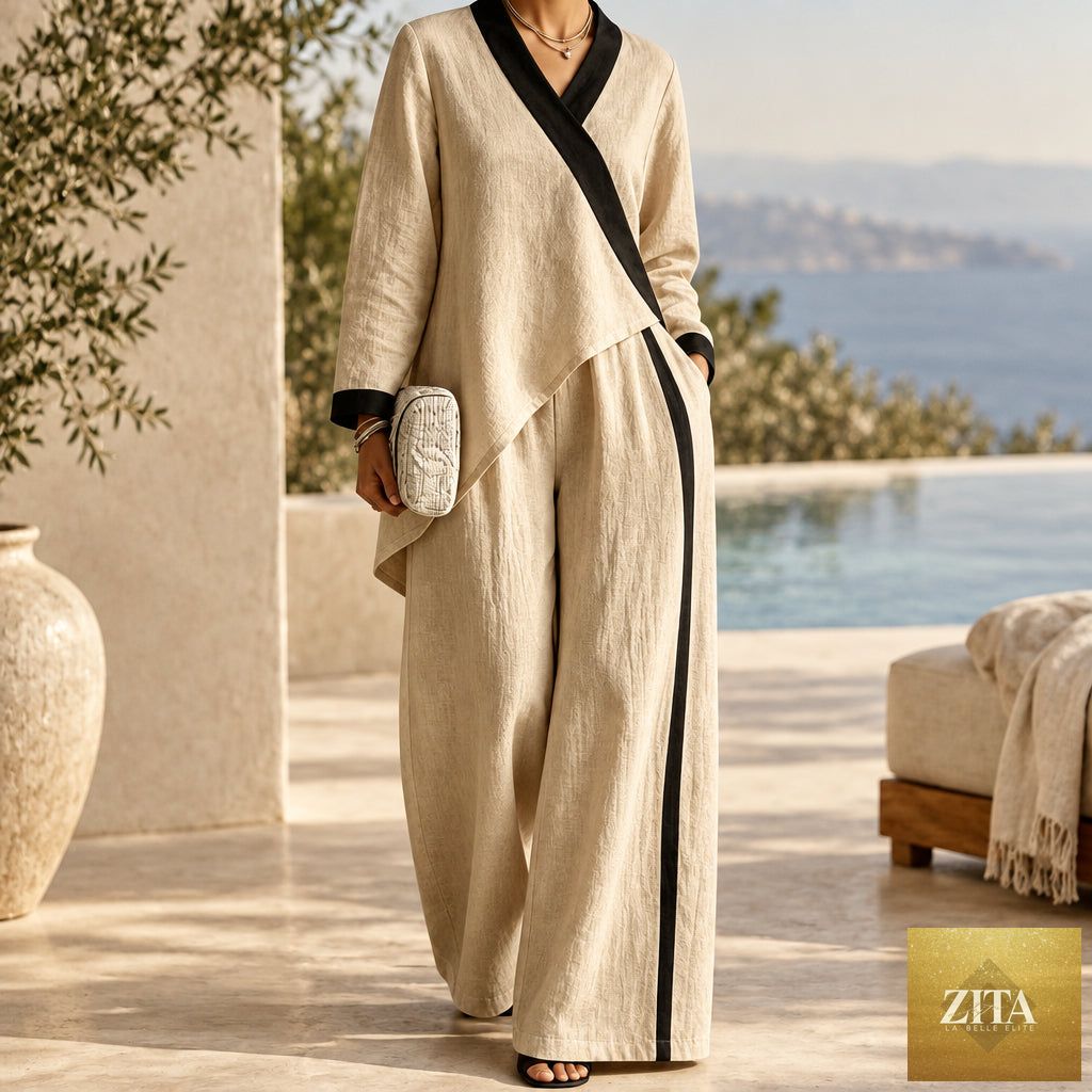 Women's 2-Piece Colour-Block Set