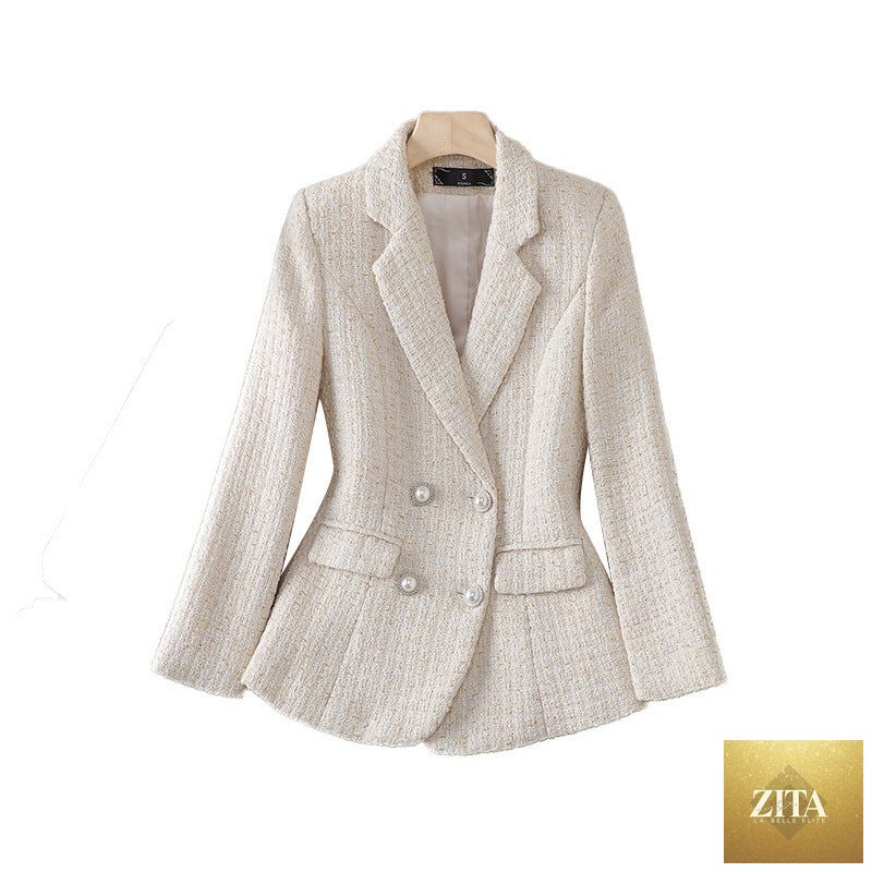 Zita La Belle Elite professional women's formal suit with coat and overalls, tailored for a polished, sophisticated look.