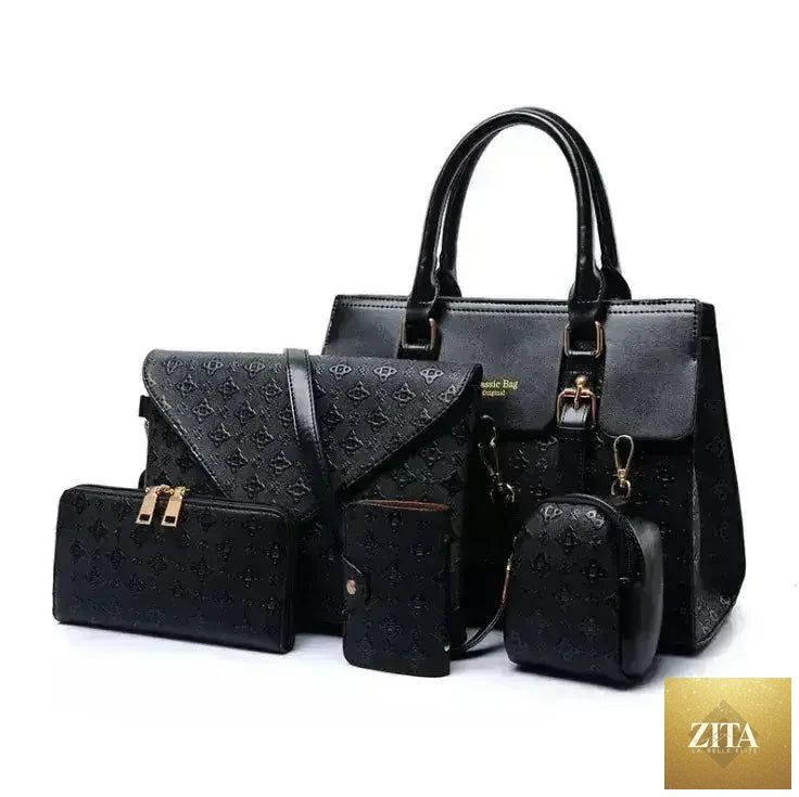 Elegant Femstylo luxury leather handbags set for women, showcasing stylish, high-quality handbags with sleek design and fine craftsmanship.