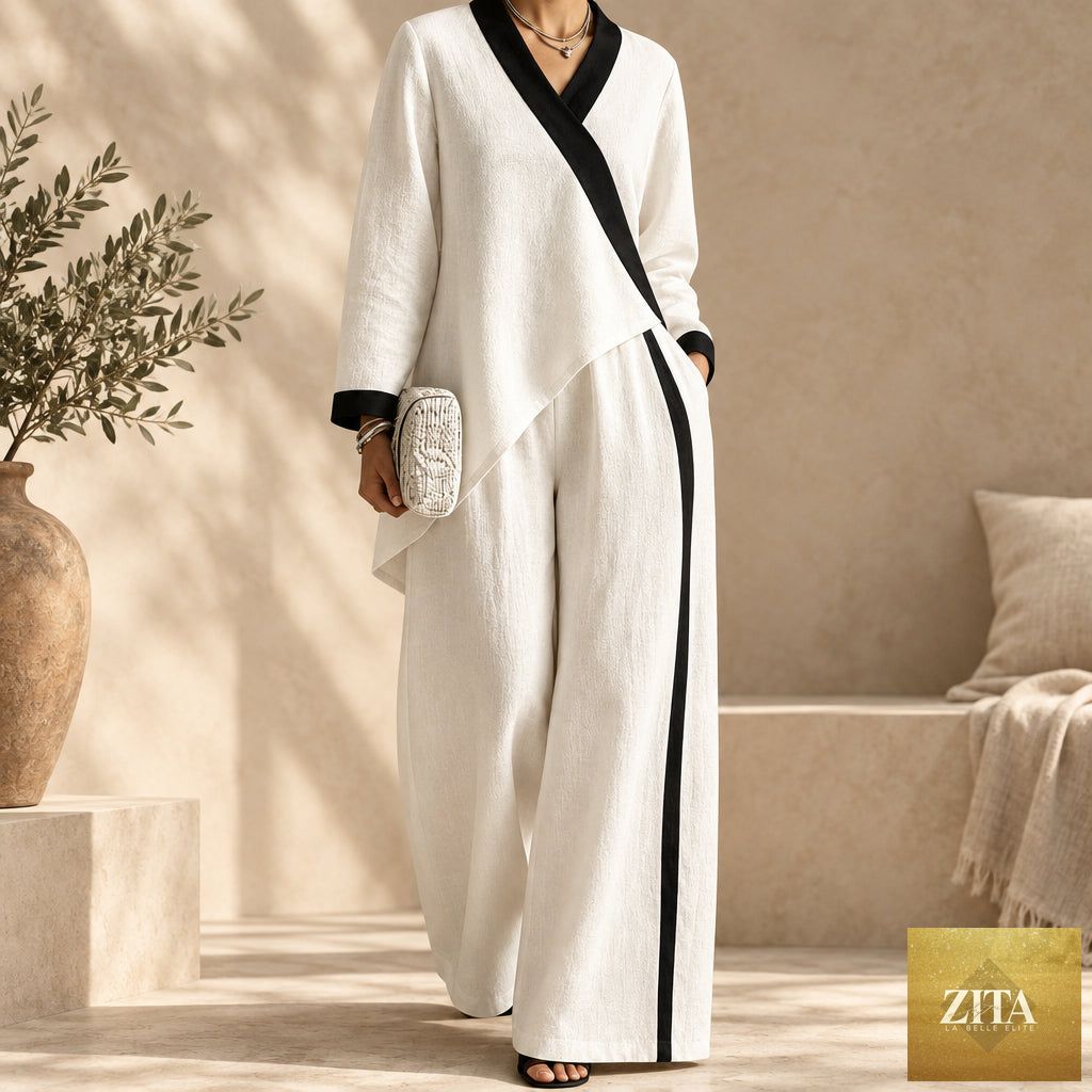 Women's 2-Piece Colour-Block Set