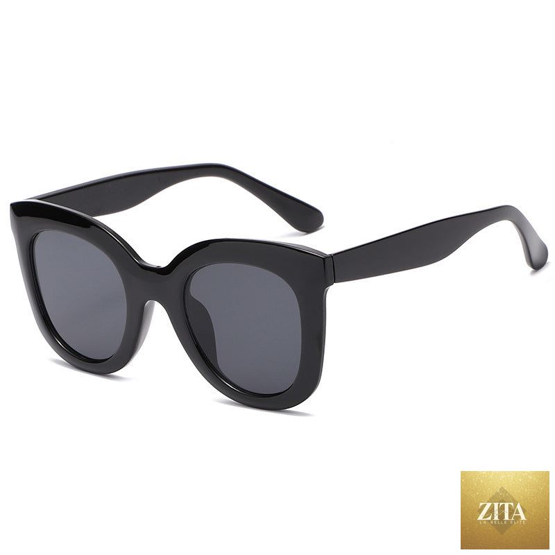 Large rim sunglasses for women by FitiqueFit featuring oversized fashion eyewear with bold, stylish frames.