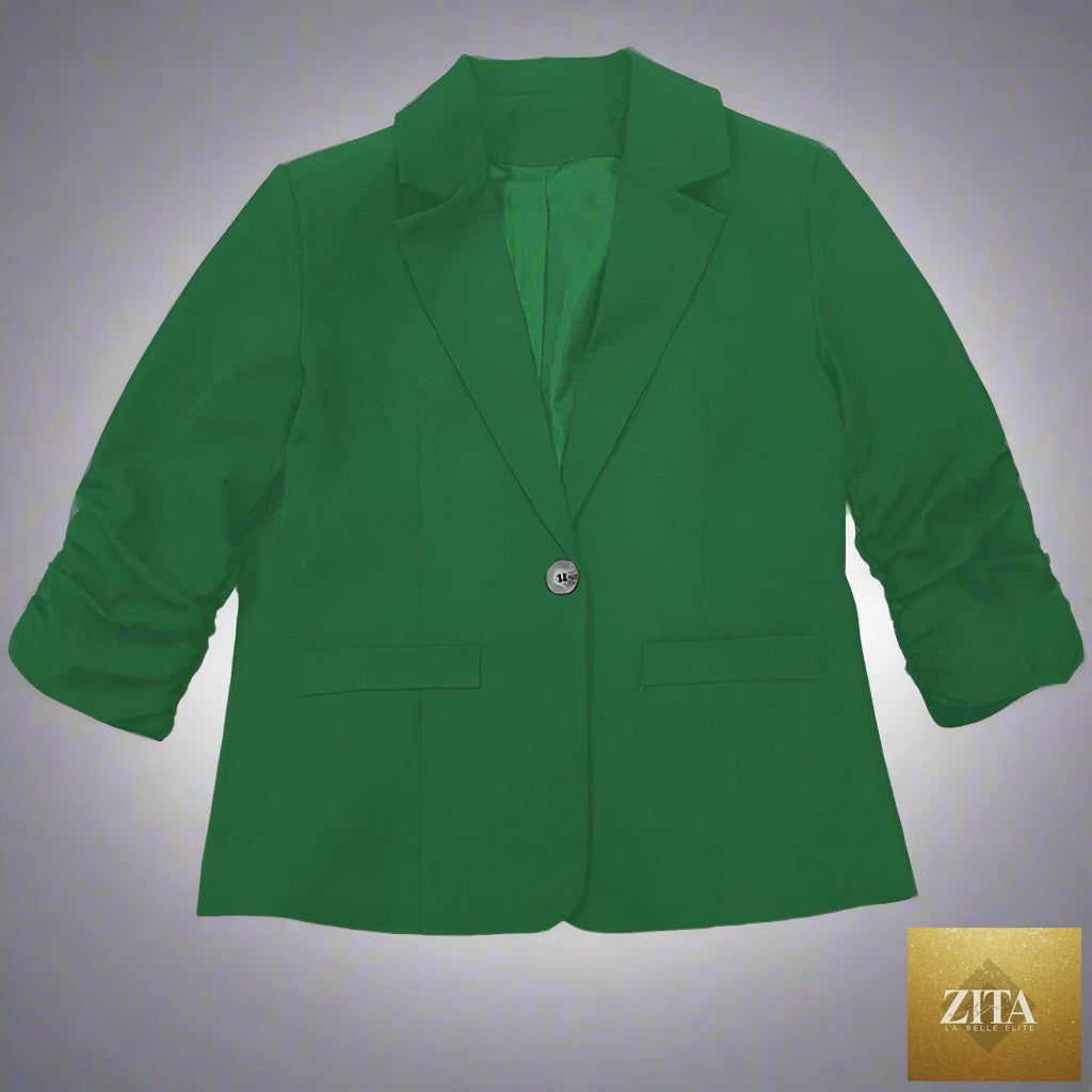Plus size women's office blouse by FitiqueFit, casualwear top with a relaxed fit and stylish design, suitable for work or casual outings.