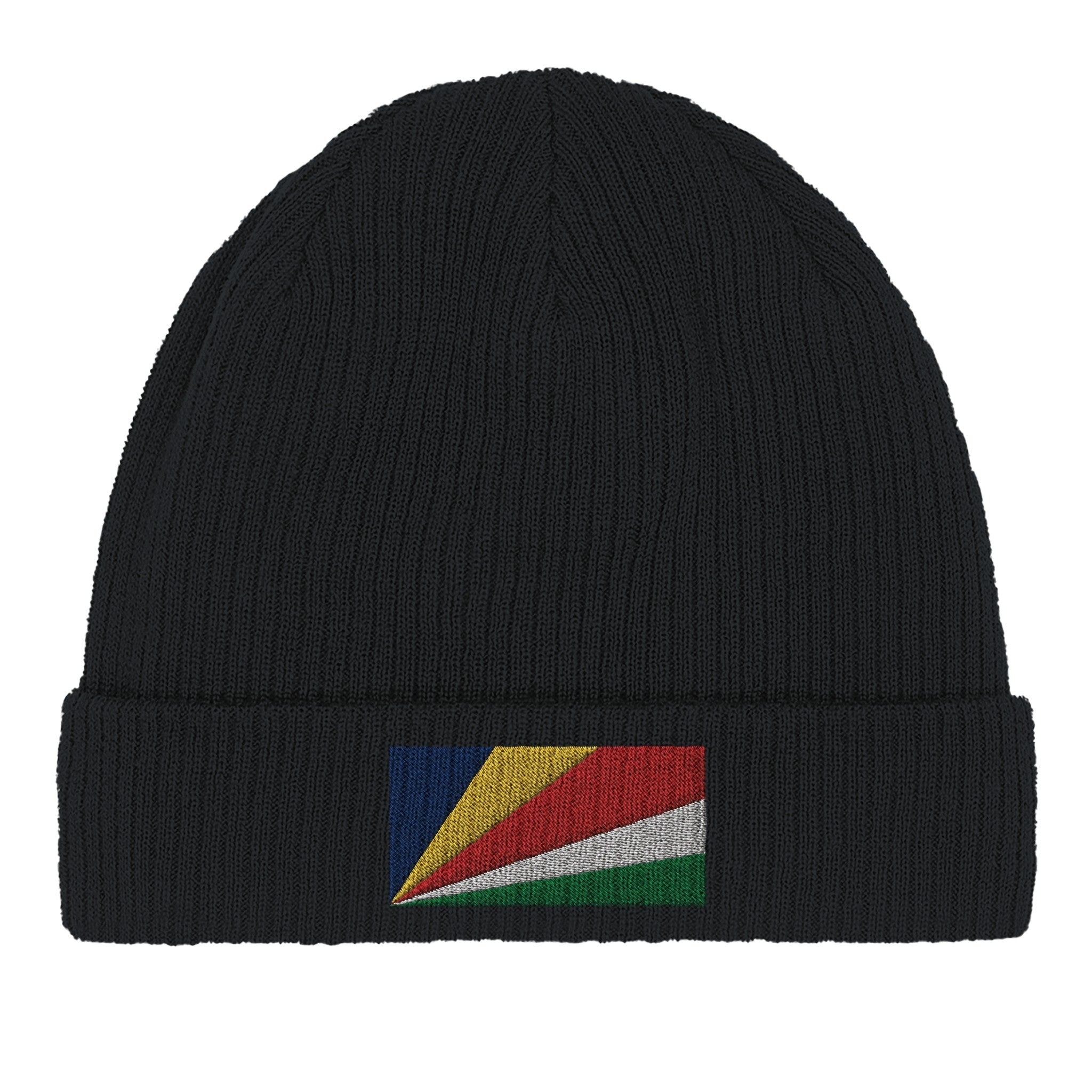 Bonnet en coton Drapeau des Seychelles Amethyst Clover