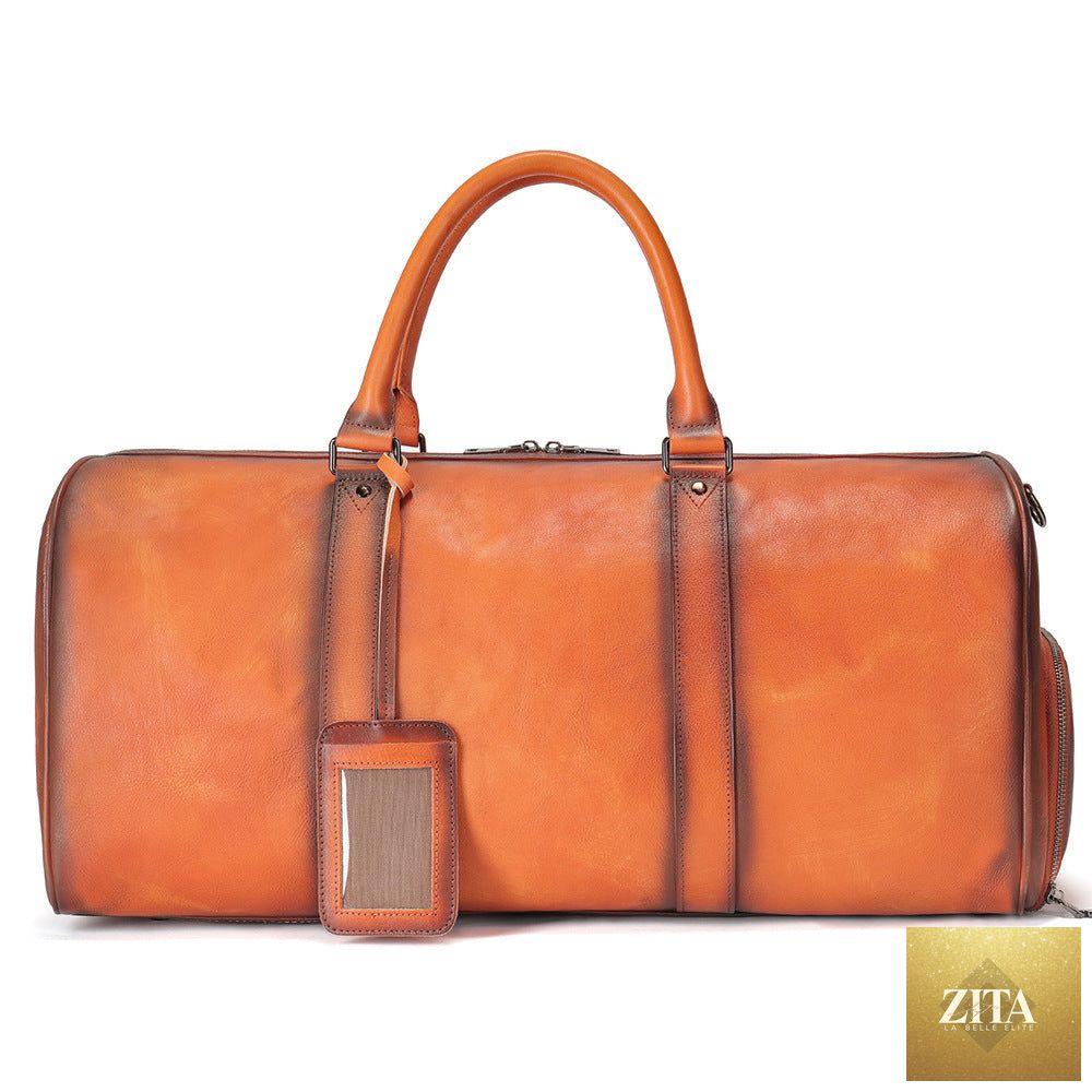 Men's large capacity outdoor travel bag by Social Buzz eSIMs with multiple compartments and sturdy handles, suitable for trips and adventures.