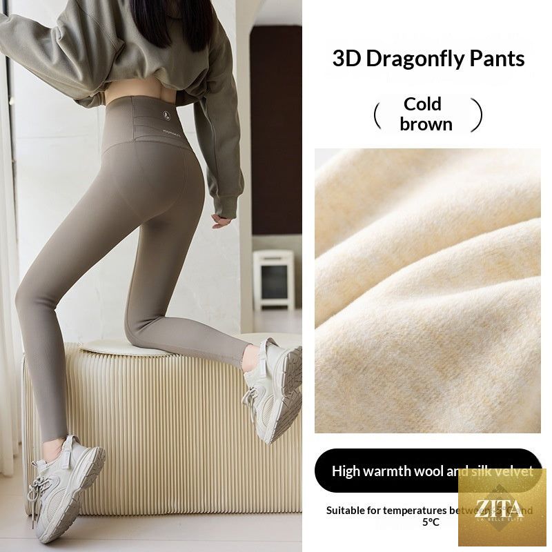 Women’s shark print leggings by My Store, thin outerwear for spring and fall, showing a close-up of the shark design and stretchy fabric.