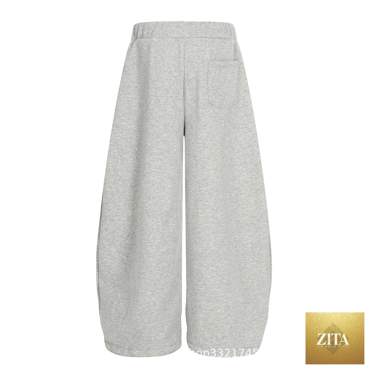 Starry embroidery fleece-lined casual pants for women, loose fit trousers with star pattern and comfortable fleece lining.