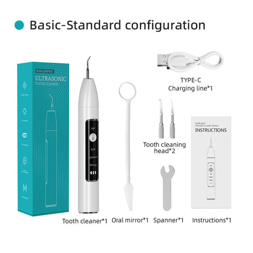 Smart Home Ultrasonic Tooth Cleaner with Usage Monitor Harlequin Iolaus