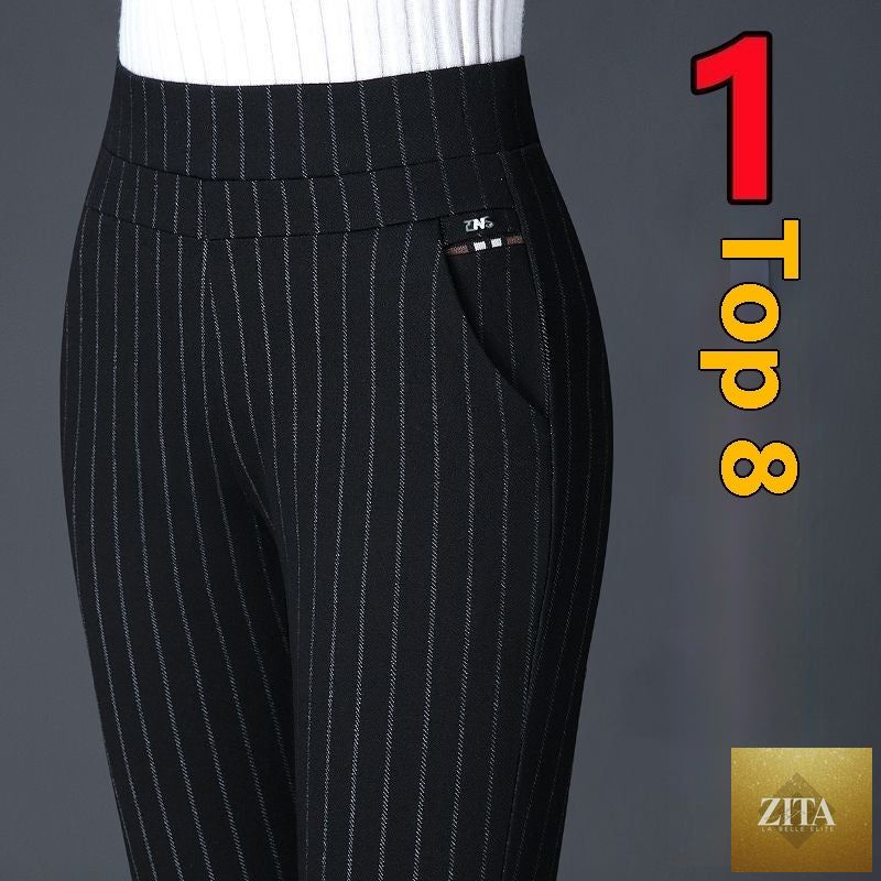 Women's high-waist tummy control leggings by FitiqueFit featuring a hip lift design and sleek, stretchy fabric fit.