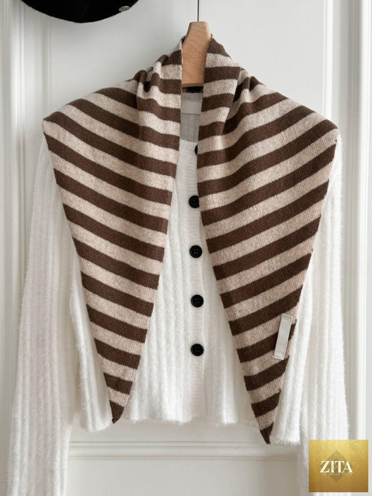 100% Australian Wool Functional Triangle Scarf