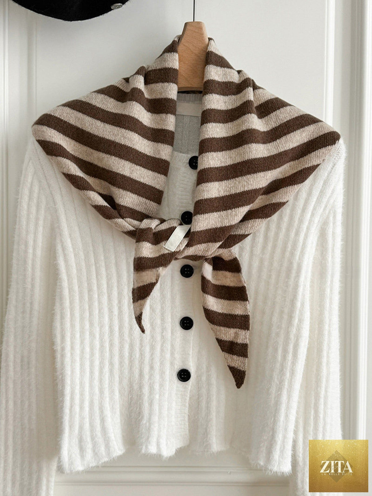 100% Australian Wool Functional Triangle Scarf