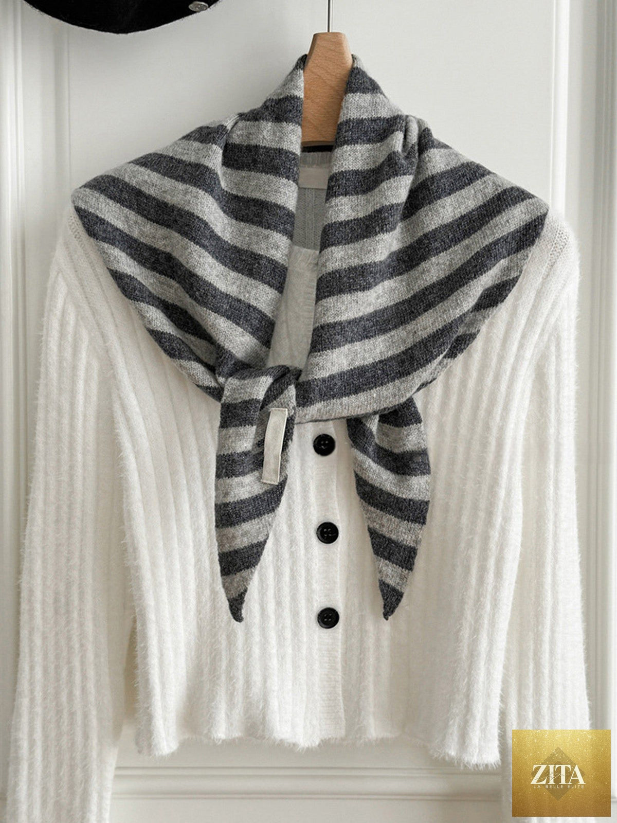 100% Australian Wool Functional Triangle Scarf