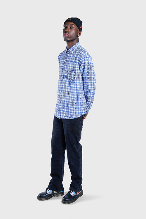 Eternal Plaid Long Sleeve Button Up Shirt