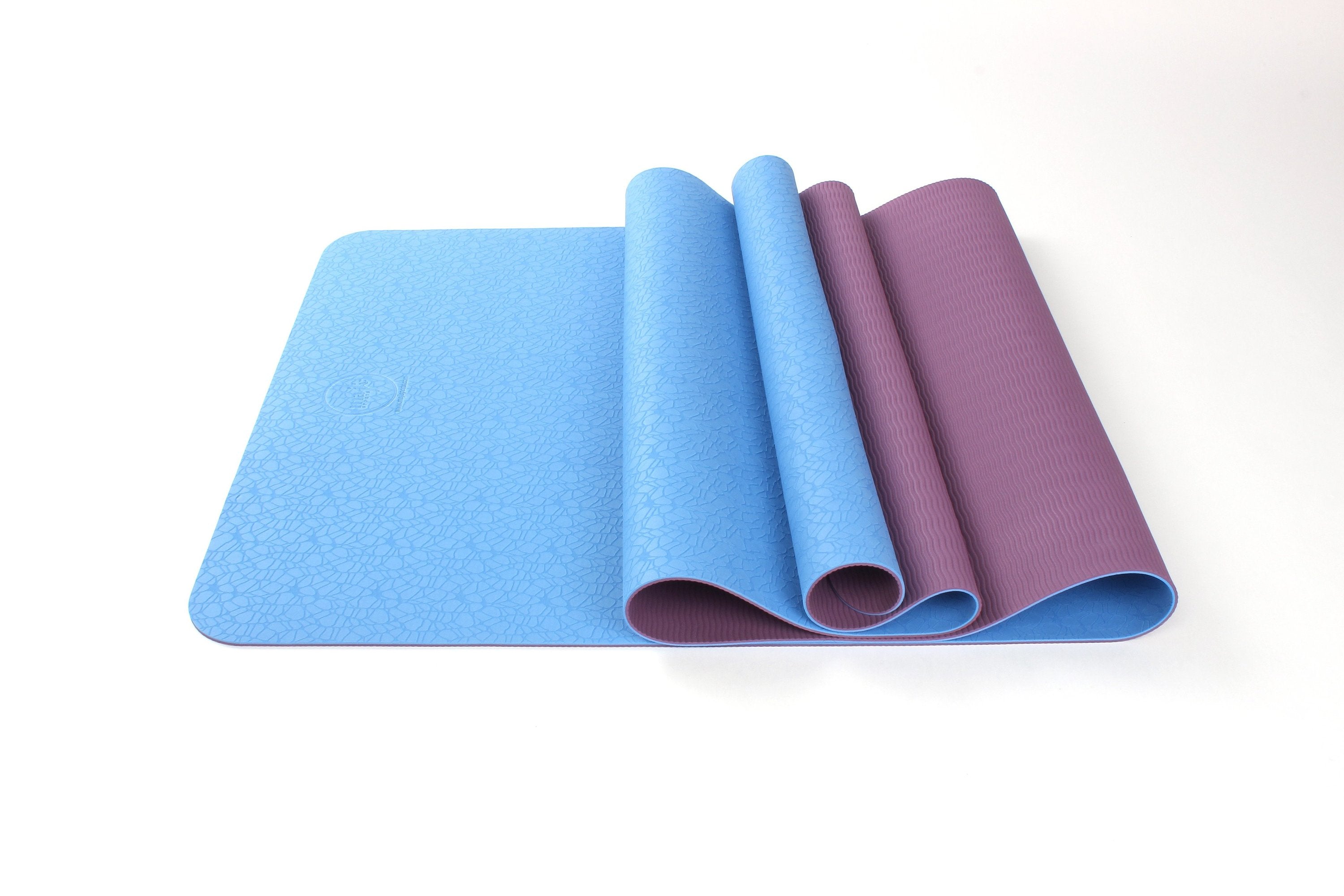 2 Tone TPE Premium Yoga Mat Azure Jason