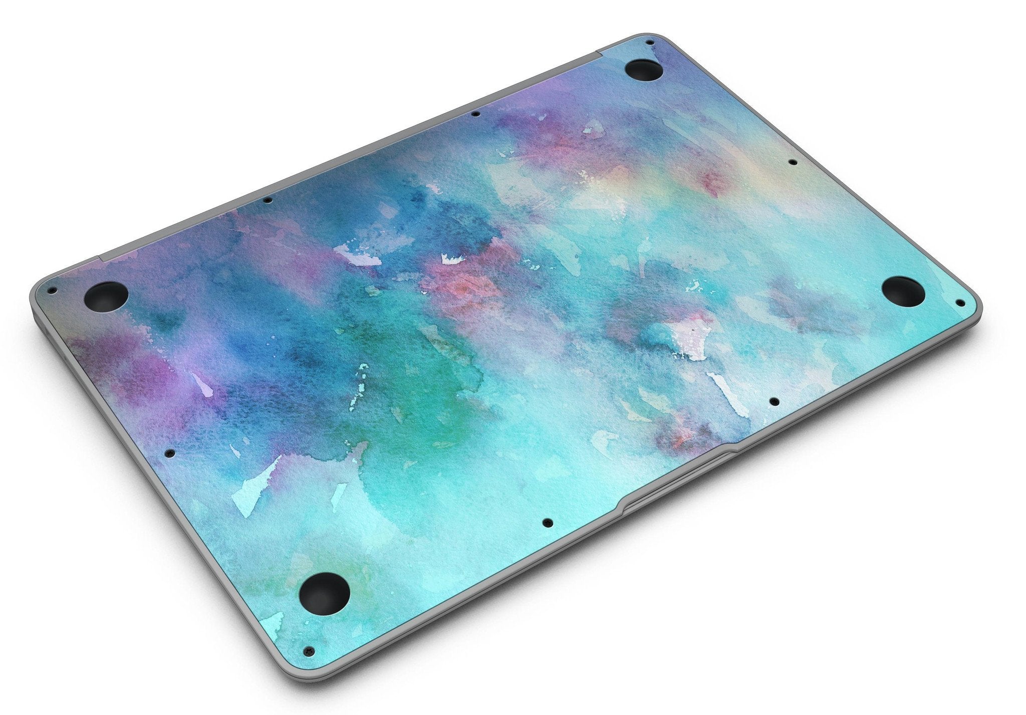 Bright Absorbed Watercolor Texture - MacBook Air Skin Kit Blue Leto