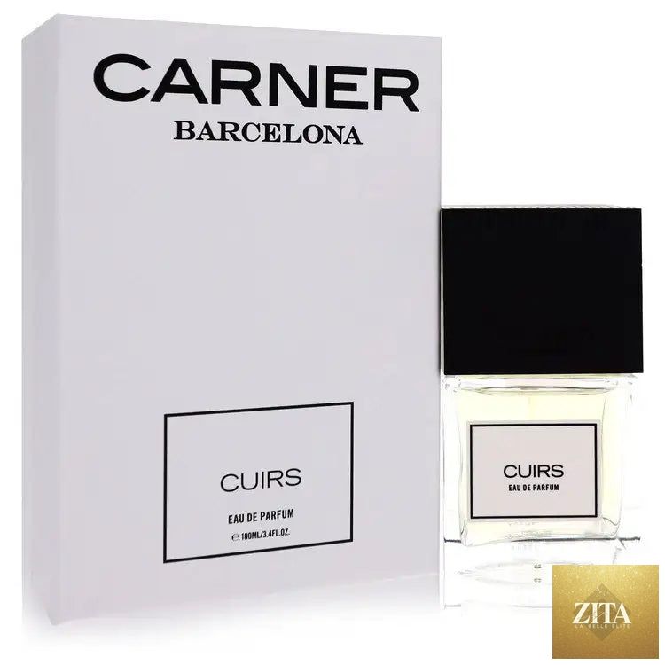 Carner Barcelona Cuirs perfume for women, elegant glass bottle with a leather-inspired scent, by Gamer Scents.