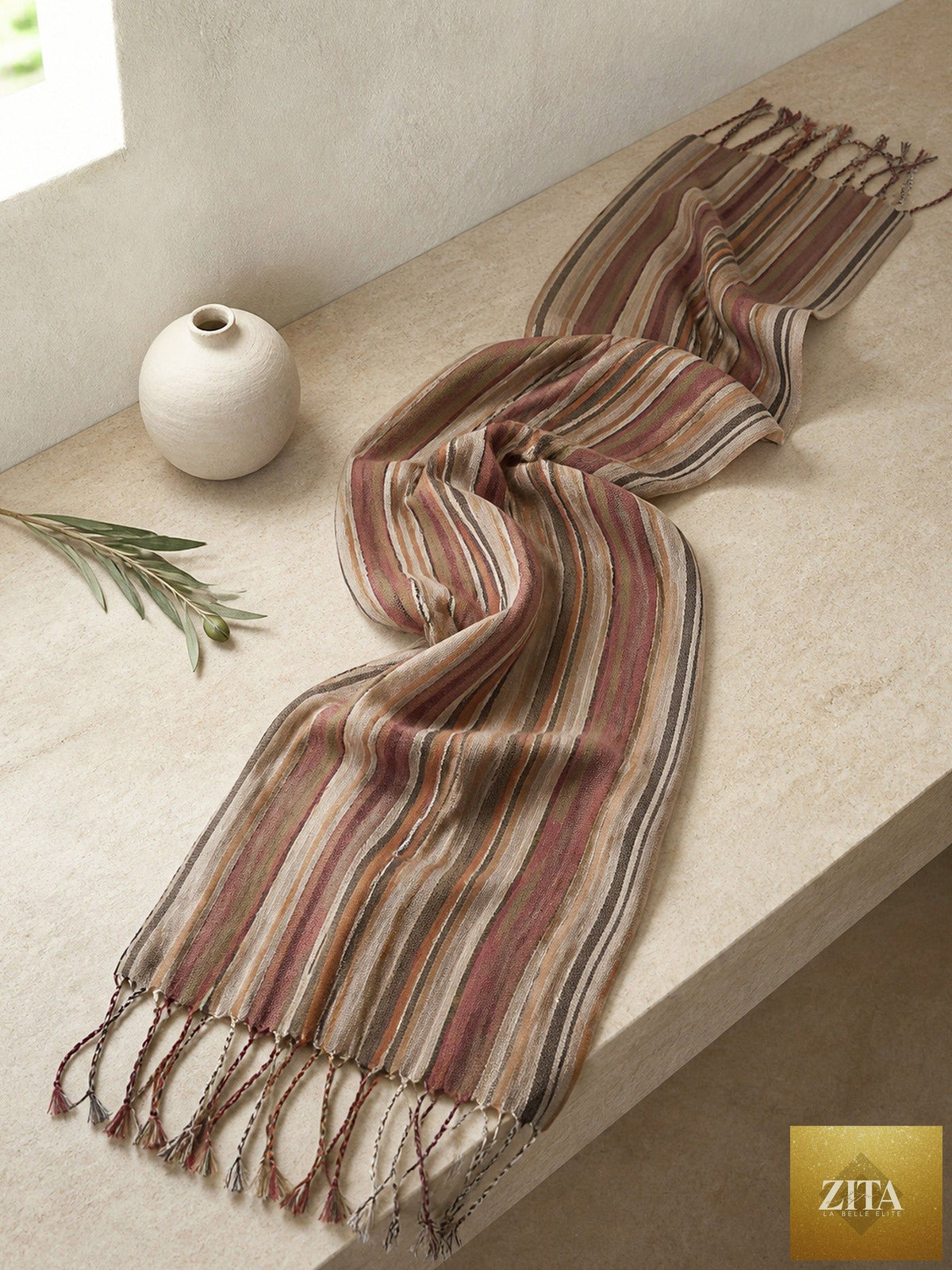 Cotton Linen Lightweight Soft Scarf
