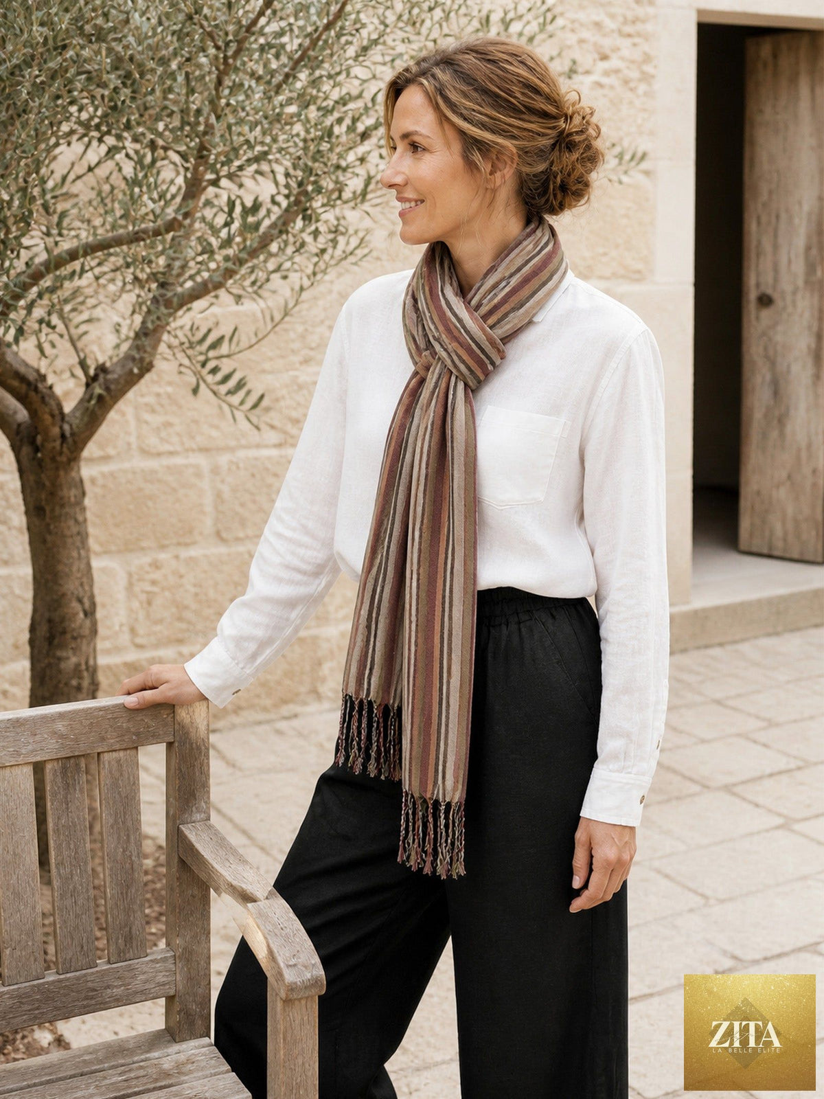 Cotton Linen Lightweight Soft Scarf
