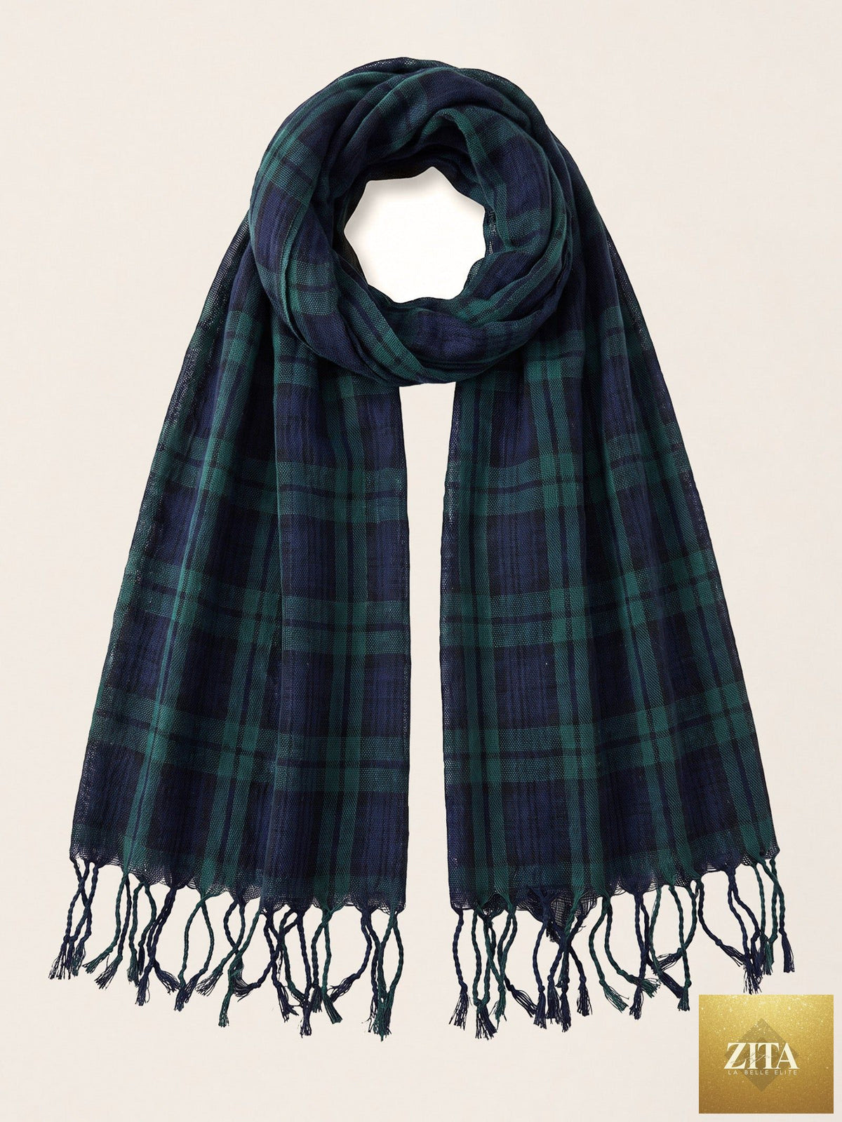 Cotton Linen Lightweight Soft Scarf