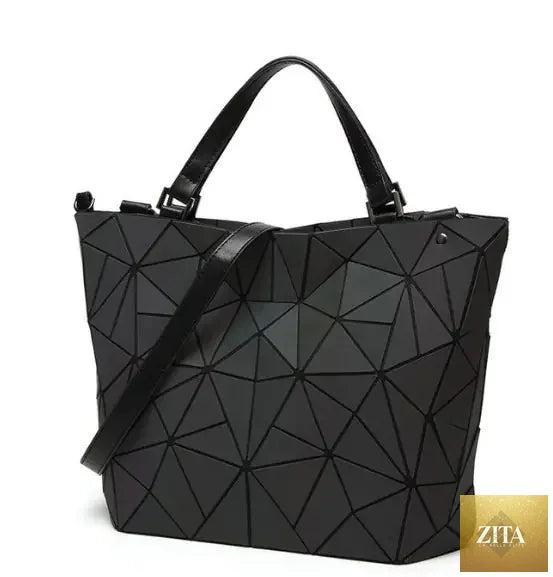 Geometric Laser women's handbag and crossbody bag with modern design, featuring sleek patterns and a stylish strap.