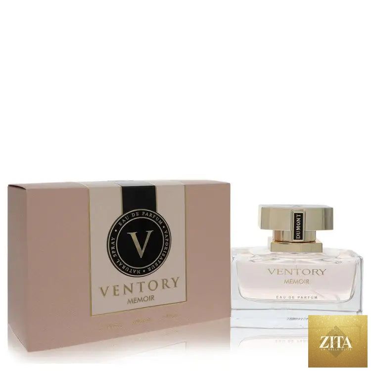 Dumont Ventory Memoir perfume for women by Gamer Scents, featuring a sleek glass bottle with fragrance label visible.