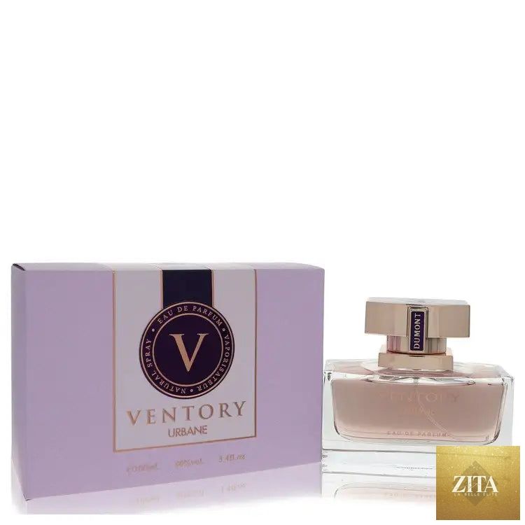 Dumont Ventory Urbane perfume for women by Gamer Scents, featuring a sleek bottle design and elegant branding.