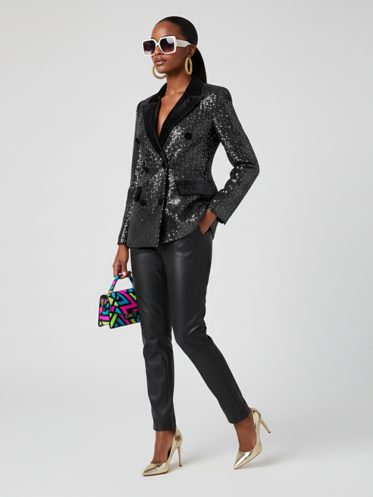 Double-Breasted Blazer Jacket WEST VILLAGE BYMANYC ® New York