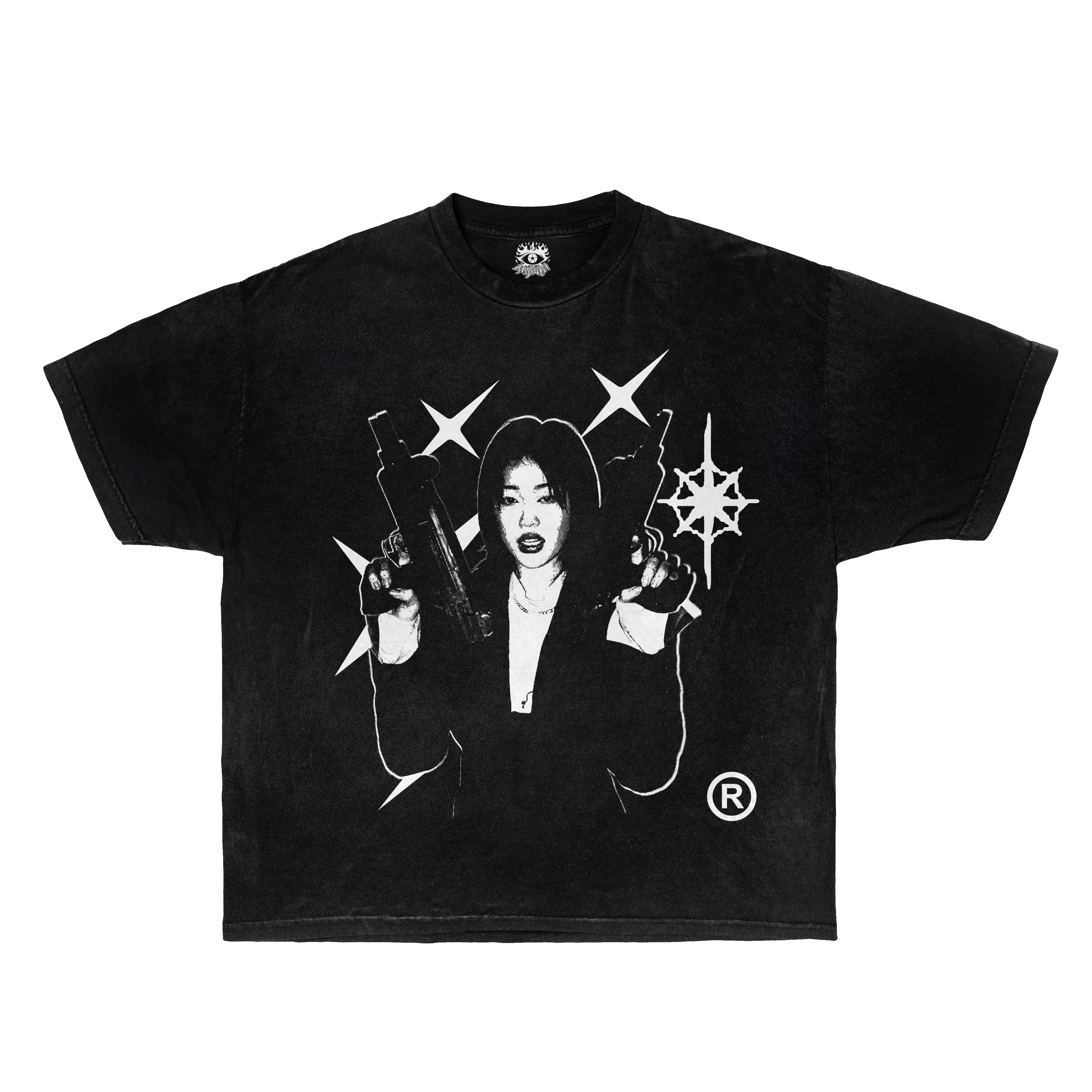 Twin Uzi Streetwear Tee 100 Percent Cotton True To Size Casual Graphic Shirt For Everyday Wear
