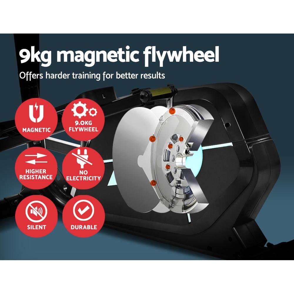 Everfit Exercise Bike Elliptical Cross Trainer Home Gym Fitness Ozdingo