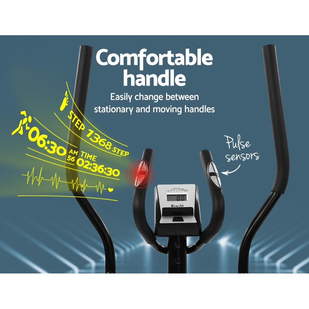 Everfit Exercise Bike Elliptical Cross Trainer Home Gym Fitness Ozdingo