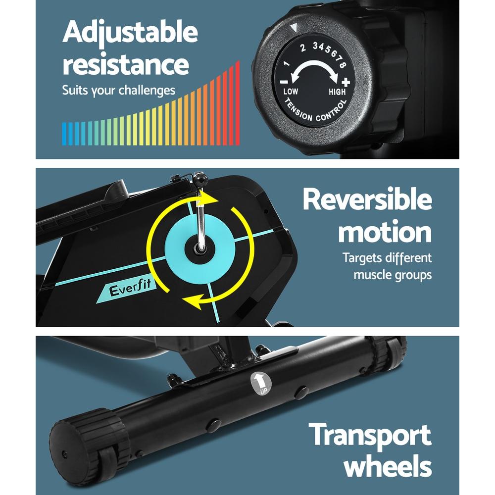 Everfit Exercise Bike Elliptical Cross Trainer Home Gym Fitness Ozdingo