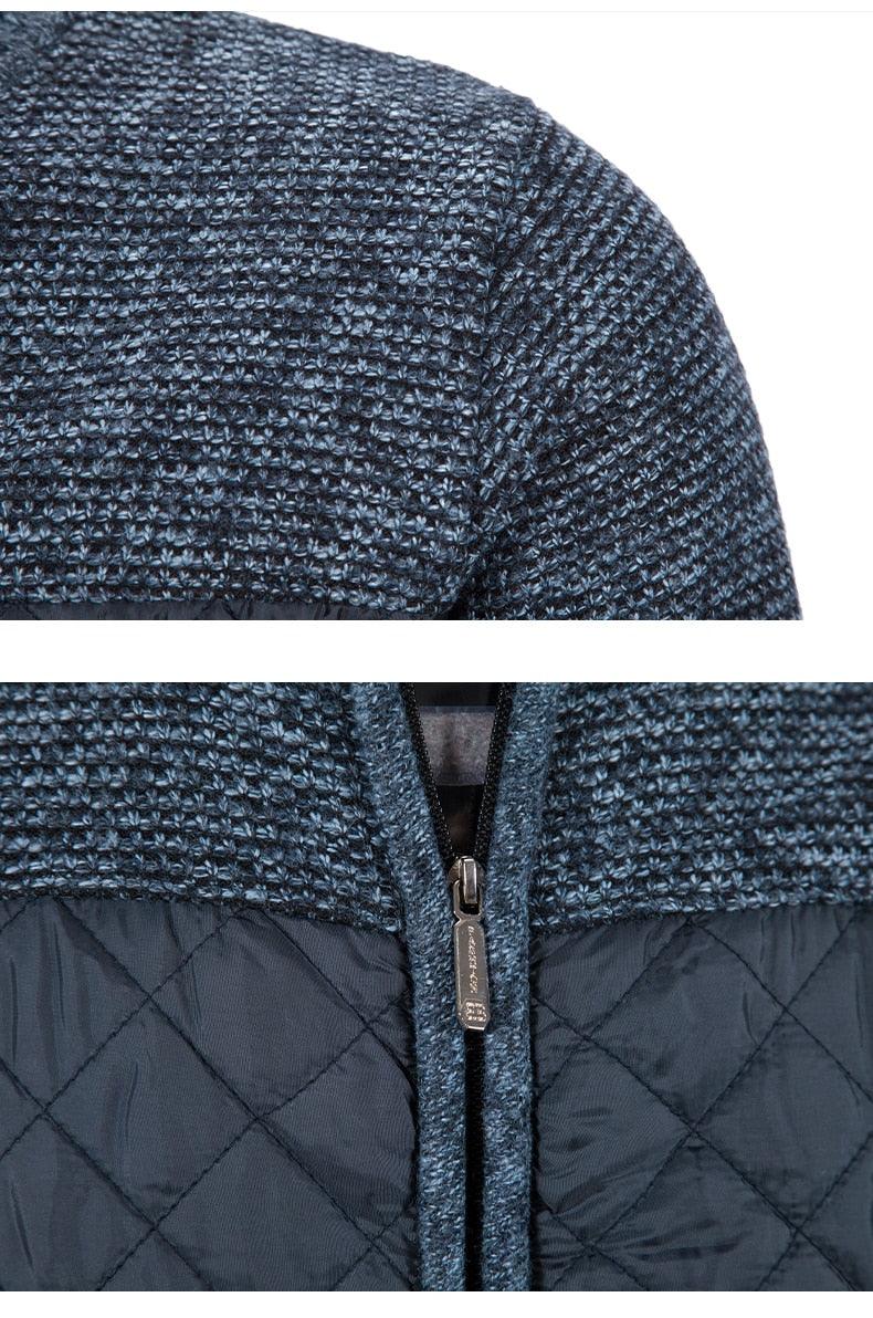 Stevvex men's autumn winter fleece jacket, casual slim fit, soft warm solid hoodie jacket for casual and business wear