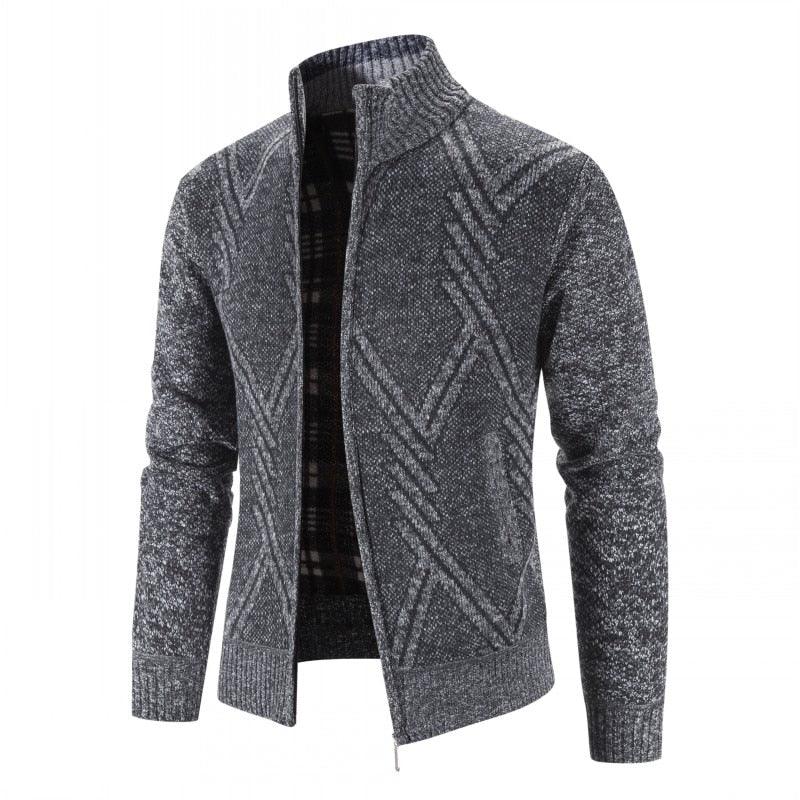 Stevvex men's autumn winter fleece jacket, slim fit, soft warm sweater with hood, casual and elegant solid design.