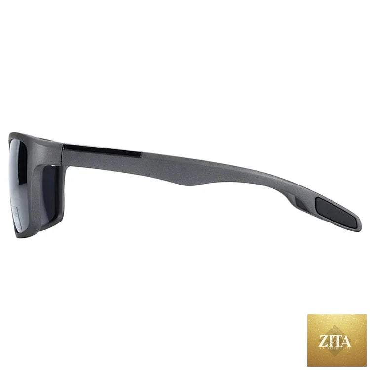 Stevvex BARCURTR90 ultralight polarized sunglasses for men with vintage square frames and UV400 protection, summer eyewear.