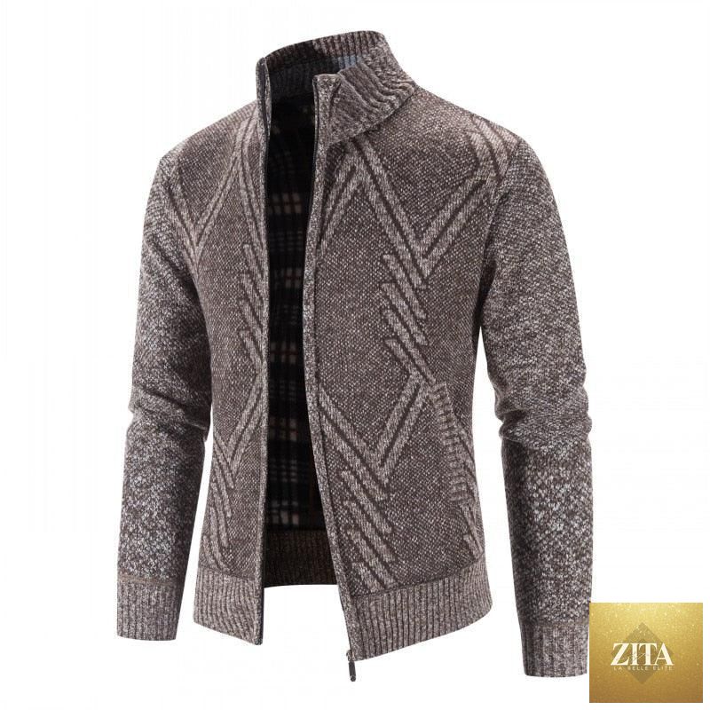Stevvex men's winter jacket with hood, slim fit fleece design, soft warm casual solid jacket for autumn and winter wear.