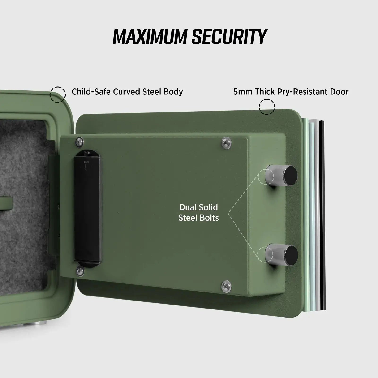 Millitari QT25 Compact Safe – Secure, Stylish, and Built to Last