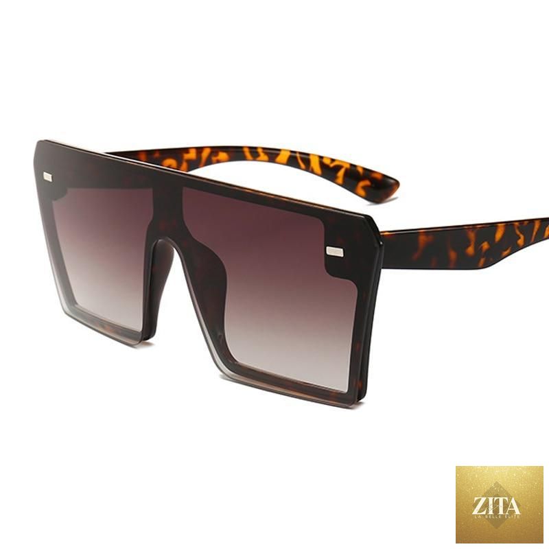 Luxury Stevvex oversized square sunglasses for women with mirror lenses and UV400 protection, stylish fashion eyewear for ladies.