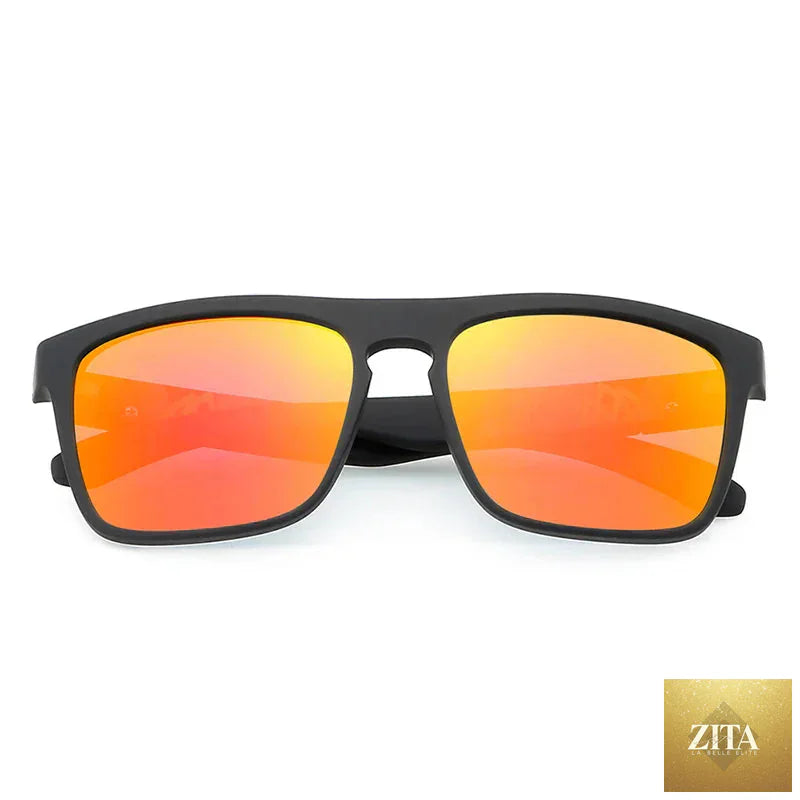 Stevvex BARCUR men's polarized driving sunglasses with UV400 protection, lightweight TR90 frame, and anti-glare lenses.